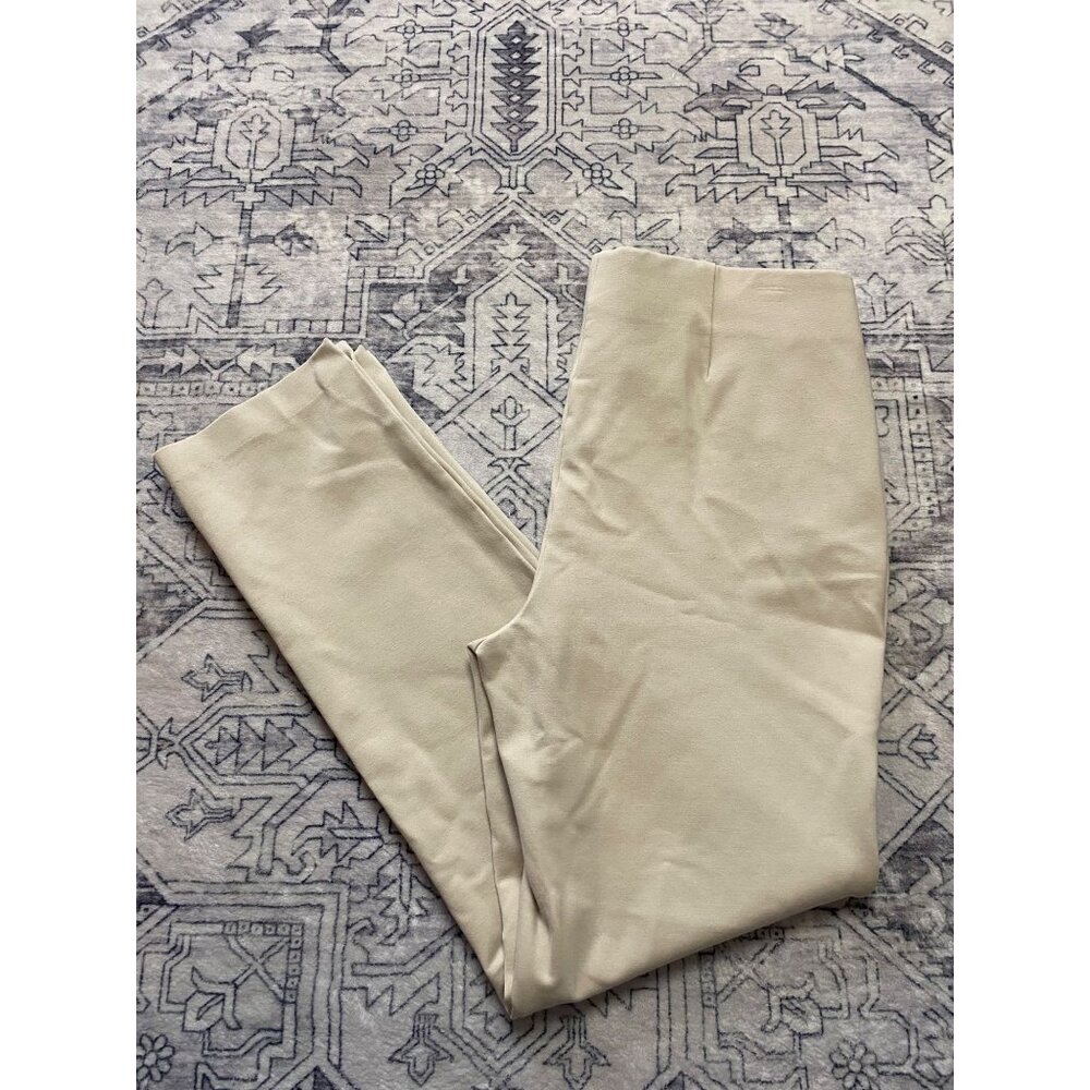 Chicos Beige Pants Size 0.5 (Womens 6) Pull On Comfortable Tan Stretch Waistband - Picture 7 of 7